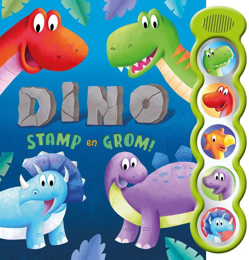 Chargez l'image dans la visionneuse de la galerie, Geluidenboek: dino stamp en grom! 0+
