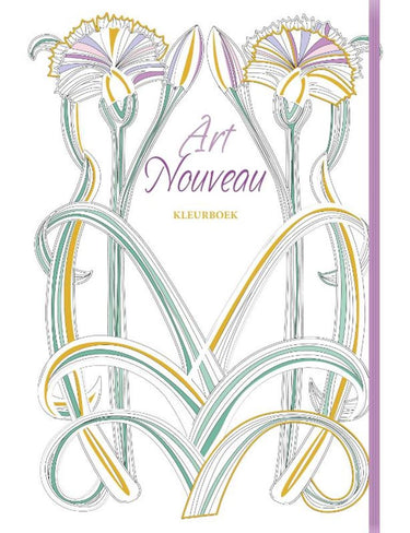 Rebo publishers kleurboek: art nouveau volwassene