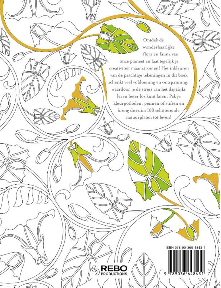 Afbeelding laden in galerijviewer, Rebo publishers wonderful nature - kleurboek
