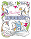 Merkloos sans marque kleurenboek - unicorns - fabelachtige designs
