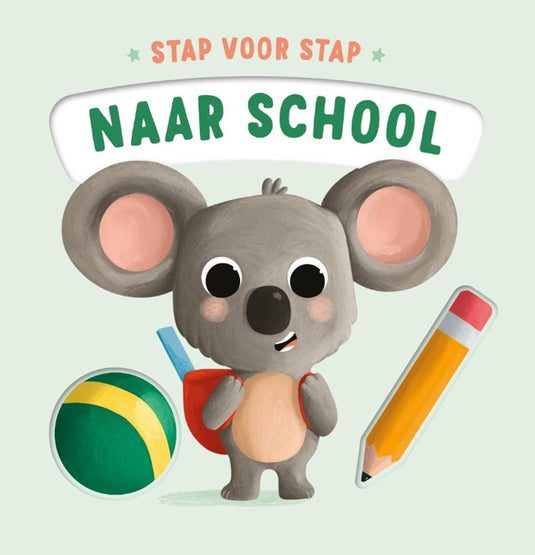 Rebo publishers naar school - stap voor stap kartonboekje