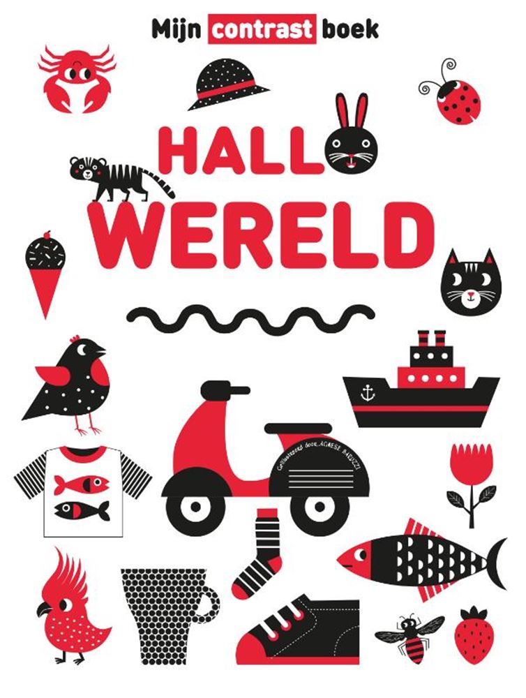 Afbeelding laden in galerijviewer, Rebo publishers het contrast boek: hallo wereld 1+
