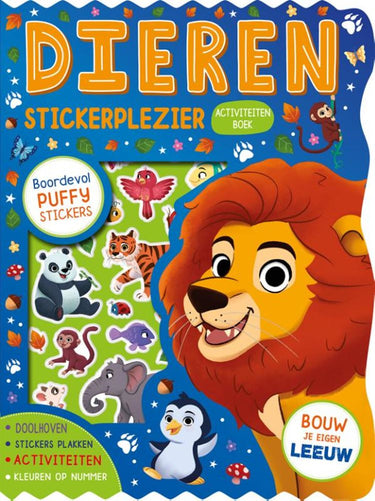 Rebo publishers dieren – stickerplezier activiteitenboek
