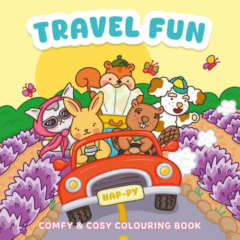 Afbeelding laden in galerijviewer, Rebo publishers travel fun - comfy cosy kleurboek
