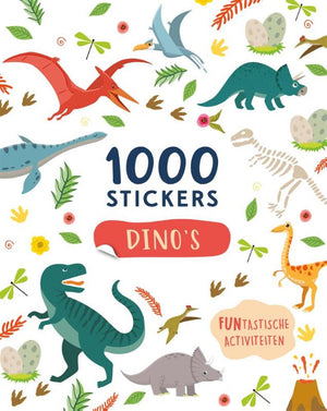 Rebo publishers doeboek dino's - 1000 stickers