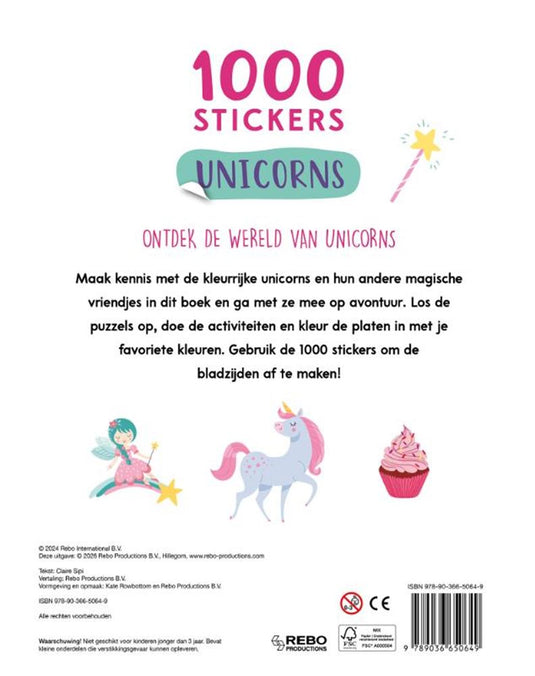 Unicorns friends - 1000 stickers 4+