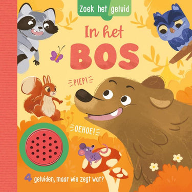 In het bos - zoek het geluid 2+