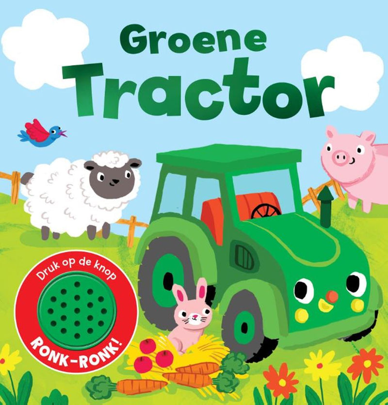 Afbeelding laden in galerijviewer, Rebo publishers groene tractor - geluidenboek
