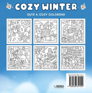 Rebo publishers cozy winter - cute cozy kleurboek