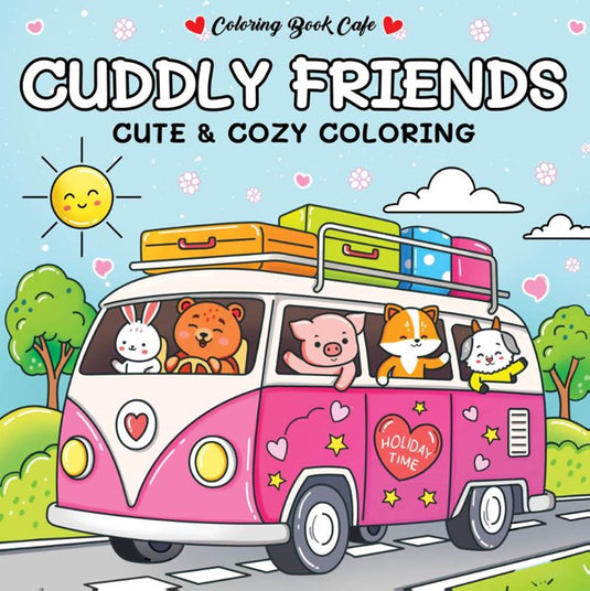 Rebo publishers cuddly friends - cute cozy coloring 6+