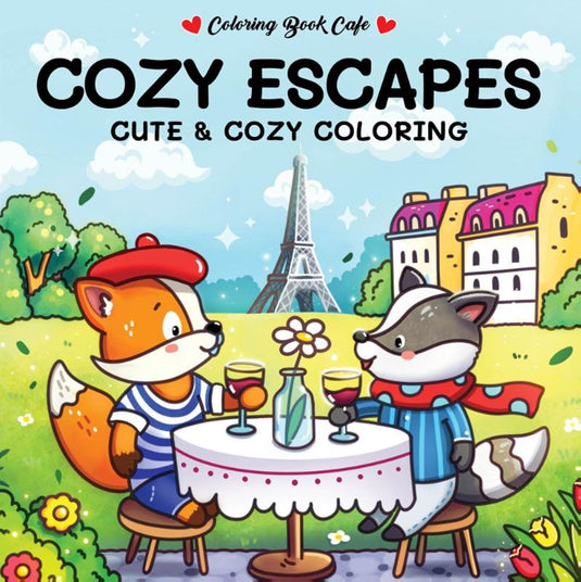 Rebo cozy escapes - cute cozy coloring. 6+
