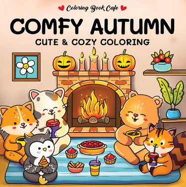 Rebo publishers comfy autumn - cute cozy coloring. 6+