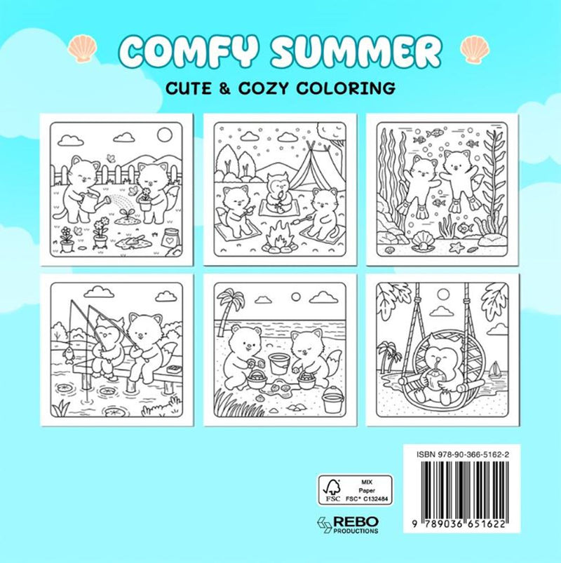 ギャラリービューアに画像をロードする, Comfy summer - cute cozy coloring. 6+
