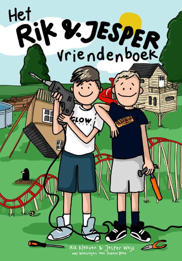 Afbeelding laden in galerijviewer, Glowmovies vriendenboek rik en jesper | boek | kinderen | persoonlijk

