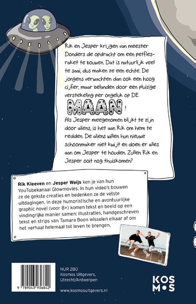 Afbeelding laden in galerijviewer, Rik en jesper gaan naar de maan 7+
