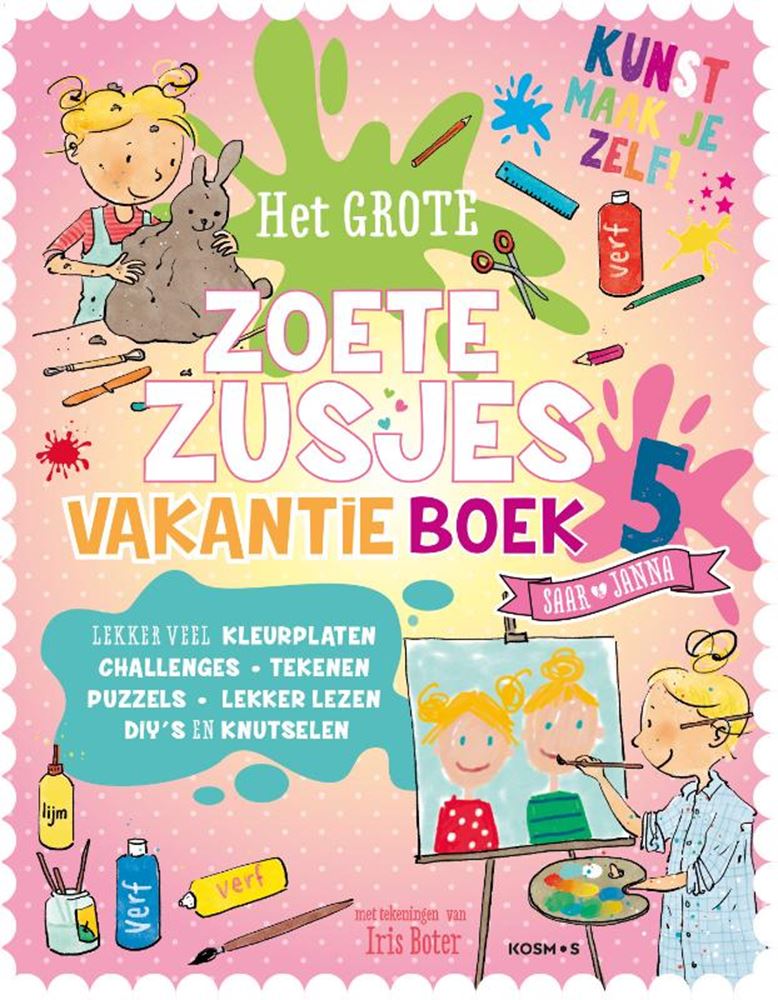 Afbeelding laden in galerijviewer, Het grote zoete zusjes vakantieboek 5 4+
