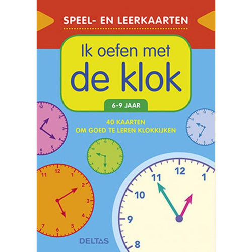 Deltas Ik Oefen met de Klok Speel en Leerkaarten