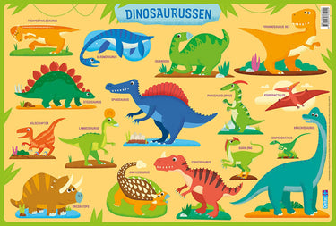 Deltas educatieve onderleggers preschool - dinosaurussen