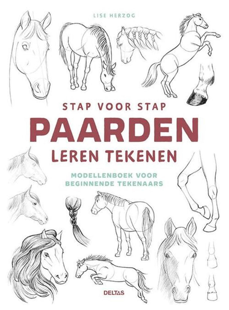 Load image into Gallery viewer, Deltas stap voor stap paarden leren tekenen
