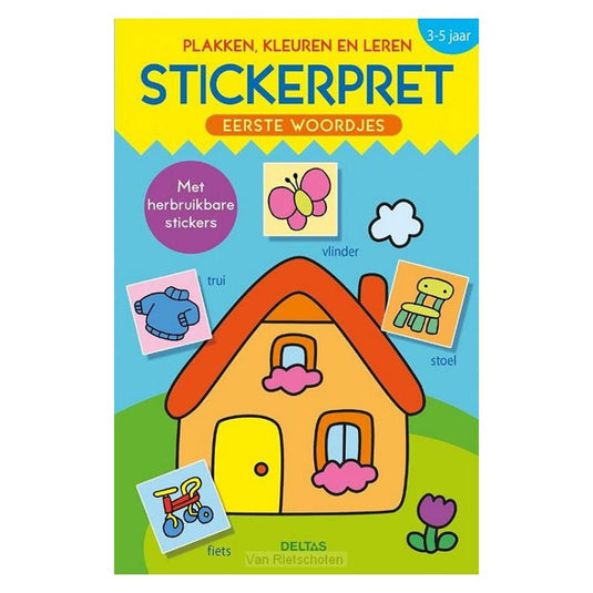 Deltas stickerpret - eerste woordjes (3-5 j.)