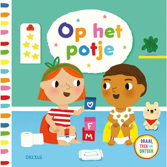 Deltas op het potje op het potje