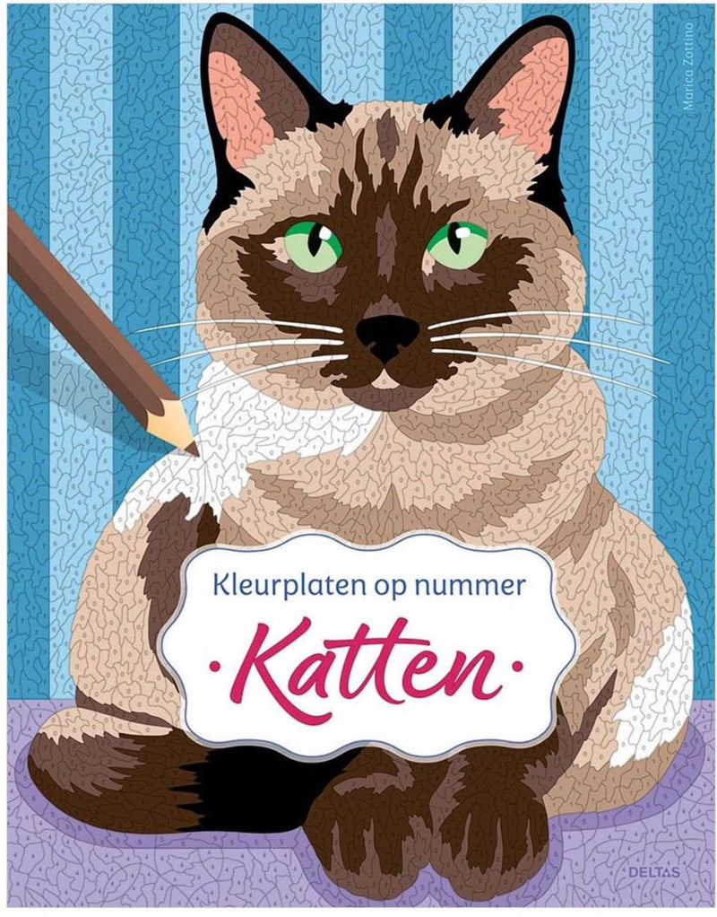 Chargez l'image dans la visionneuse de la galerie, Deltas katten - kleurplaten op nummer
