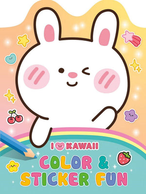 Deltas kawaii color and sticker fun kleurboek