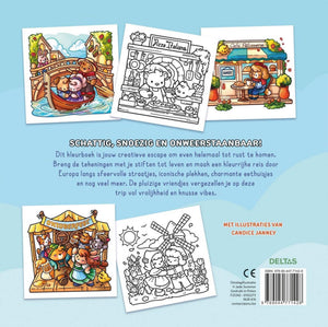 Deltas cozy europe - comfy kleurboek jade summer