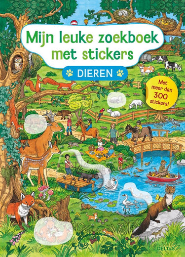 Deltas mijn leuke zoekboek met stickers - dieren