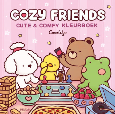 Deltas cozy friends cute comfy kleurboek coco wyo