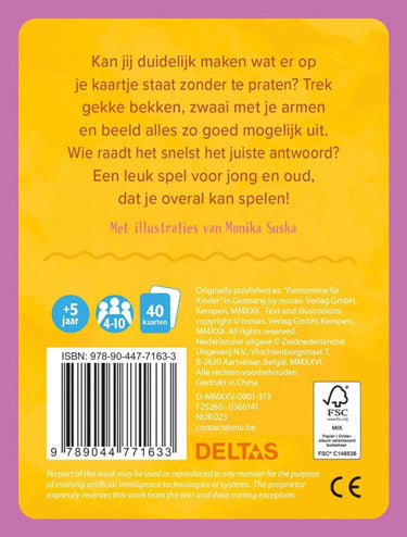Deltas wat beeld ik uit? - raadspel met kaarten