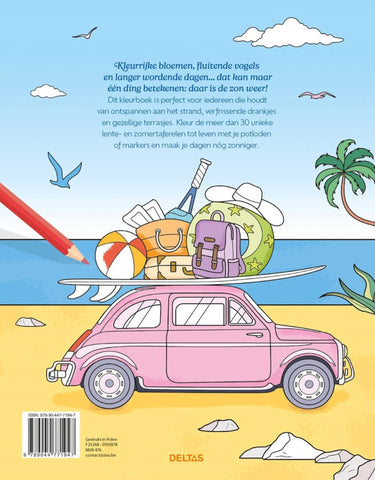 Deltas sunny days - kleuren voor volwassenen