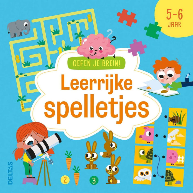 Chargez l'image dans la visionneuse de la galerie, Deltas oefen je brein! leerrijke spelletjes 5-6 jaar
