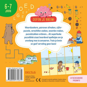 Deltas oefen je brein! leerrijke spelletjes 6-7 jaar