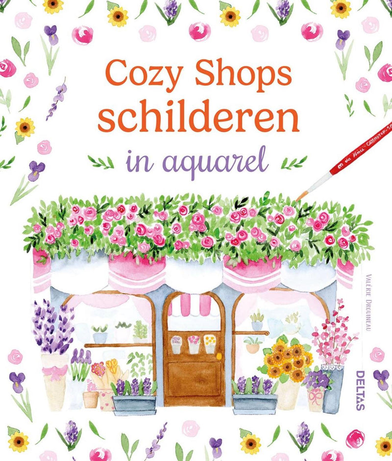 Afbeelding laden in galerijviewer, Deltas cozy shops schilderen in aquarel
