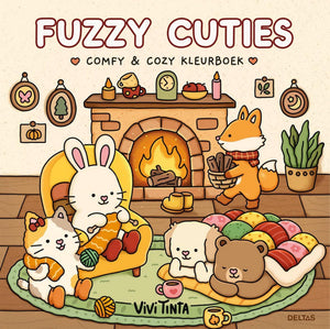 Deltas fuzzy cuties cute comfy kleurboek vivi tinta