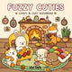 Deltas fuzzy cuties cute comfy kleurboek vivi tinta