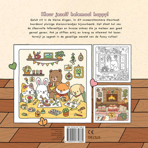 Deltas fuzzy cuties cute comfy kleurboek vivi tinta
