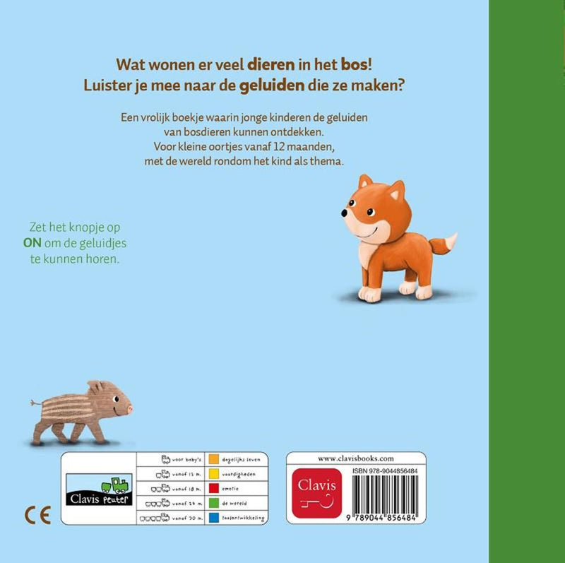 Chargez l'image dans la visionneuse de la galerie, Geluidenboek: bosdieren. (nieuw) 1+
