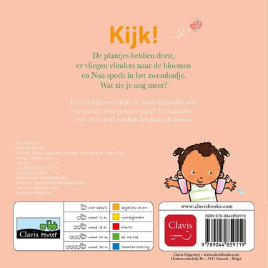Kartonboek: kijk! de zomer 1+