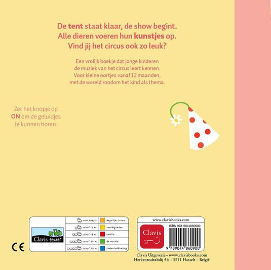 Geluidenboek: circusdeuntjes 2+