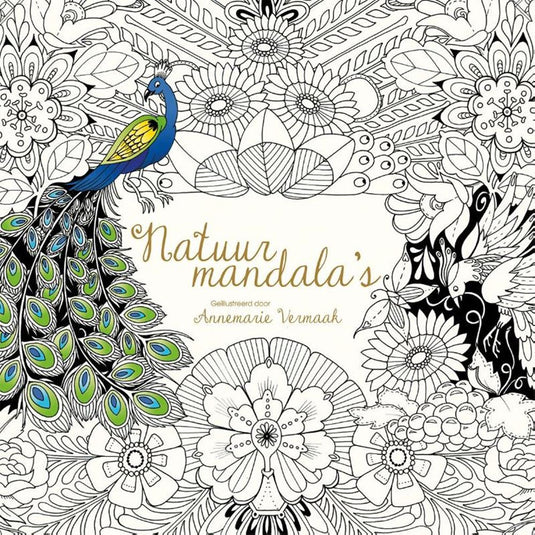 Kleurboek: natuurmandala's.