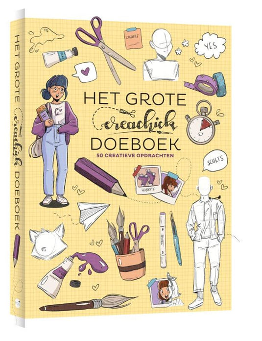 Kluitman het grote creachick doeboek -50 creatieve opdrachten voor volwassenen 128 blz