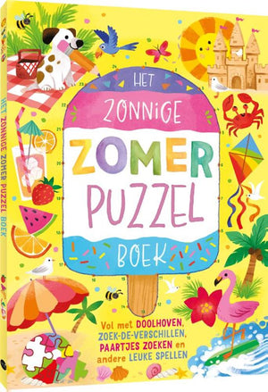 Merkloos sans marque het zonnige zomerpuzzelboek 6+