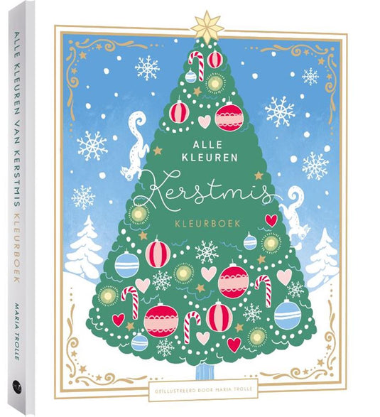 Kleurboek: alle kleuren van kerstmis