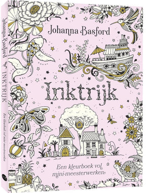 Kluitman mus creatief - inktrijk - johanna basford - een kleurboek vol mini-meesterwerken