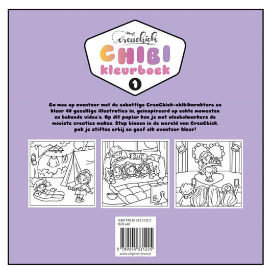 Centraal boekhuis creachick chibikleurboek 1 -