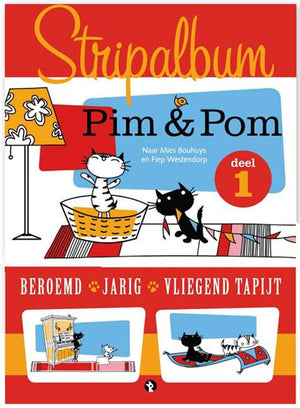 Stripalbum van pim en pom. 4+