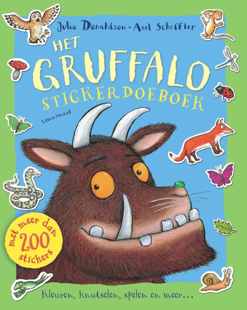 ギャラリービューアに画像をロードする, Het gruffalo stickerdoeboek. 4+
