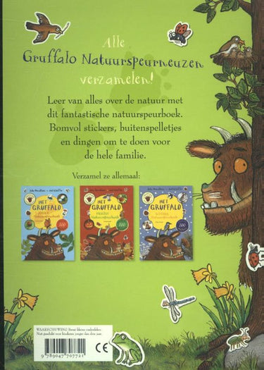 Centraal boekhuis het gruffalo lente natuurspeurboek. 5+